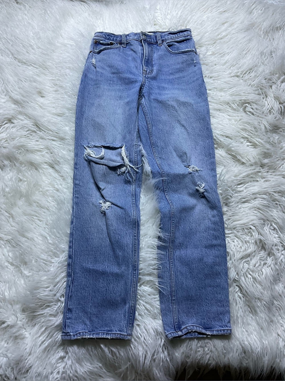 Abercrombie The 90’s Straight Ultra High Rise Jeans